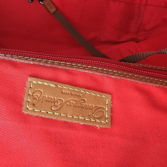 Dooney & Bourke Brown and Tan Satchel - Picture 7 of 10